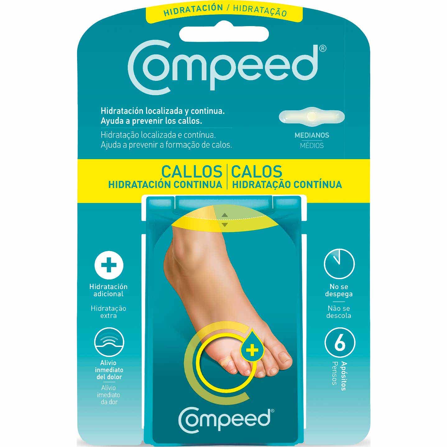 Compeed Callos Hidratación Continua 6uds