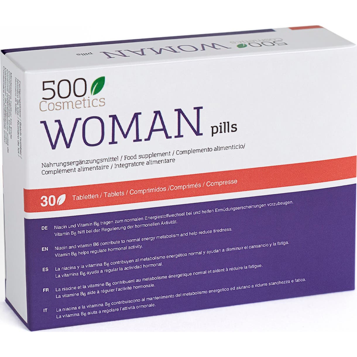 500Cosmétiques Femme 60 Comprimés