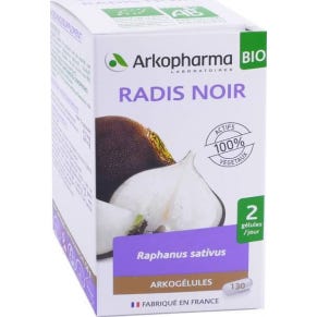 Arkopharma Arkogélules Radis Noir Bio 130 Gélules