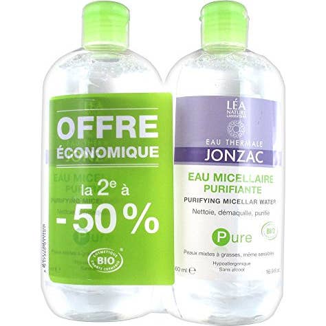 Jonzac Pure Eau Micel Purifiante 2X500ml