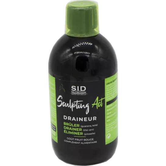 Vert Sid Nutrition Sculpting Act Draineur 500Ml