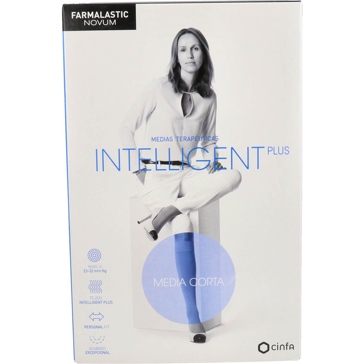 Farmalastic Novum Short Media Intelligent Plus Compression Normale Intelligente Plus
