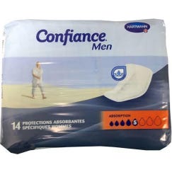 Confiance Men Prot Ana Absorp 5G Sach/14