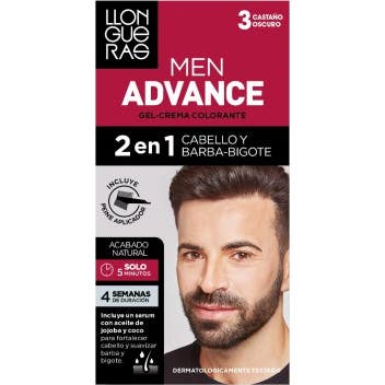 Llongueras Kit Homme Advance Colorant Gel Crème 3 Brun Foncé
