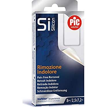 Pic Solution Adhésif Silicone Adhésif Plâtre 2,5x7,2 8uds