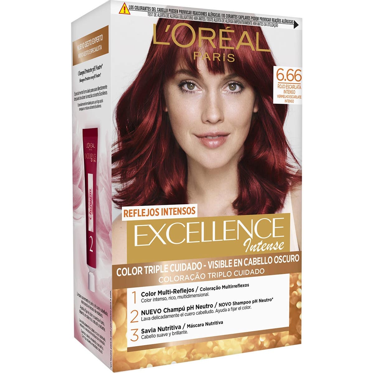 L'Oréal Set Excellence Intense Tint 666 Intense Scarlet Red