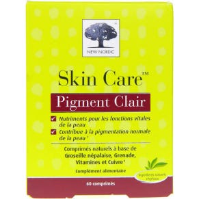 New Nordic Skin Care Pigment Clair 60 Comprimés