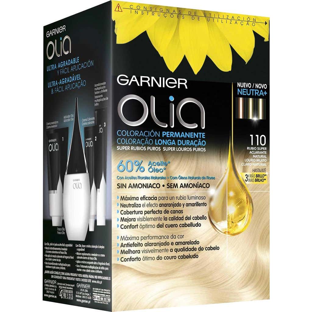 Kit de coloration Garnier Olia Couleur permanente N°110 Blonde