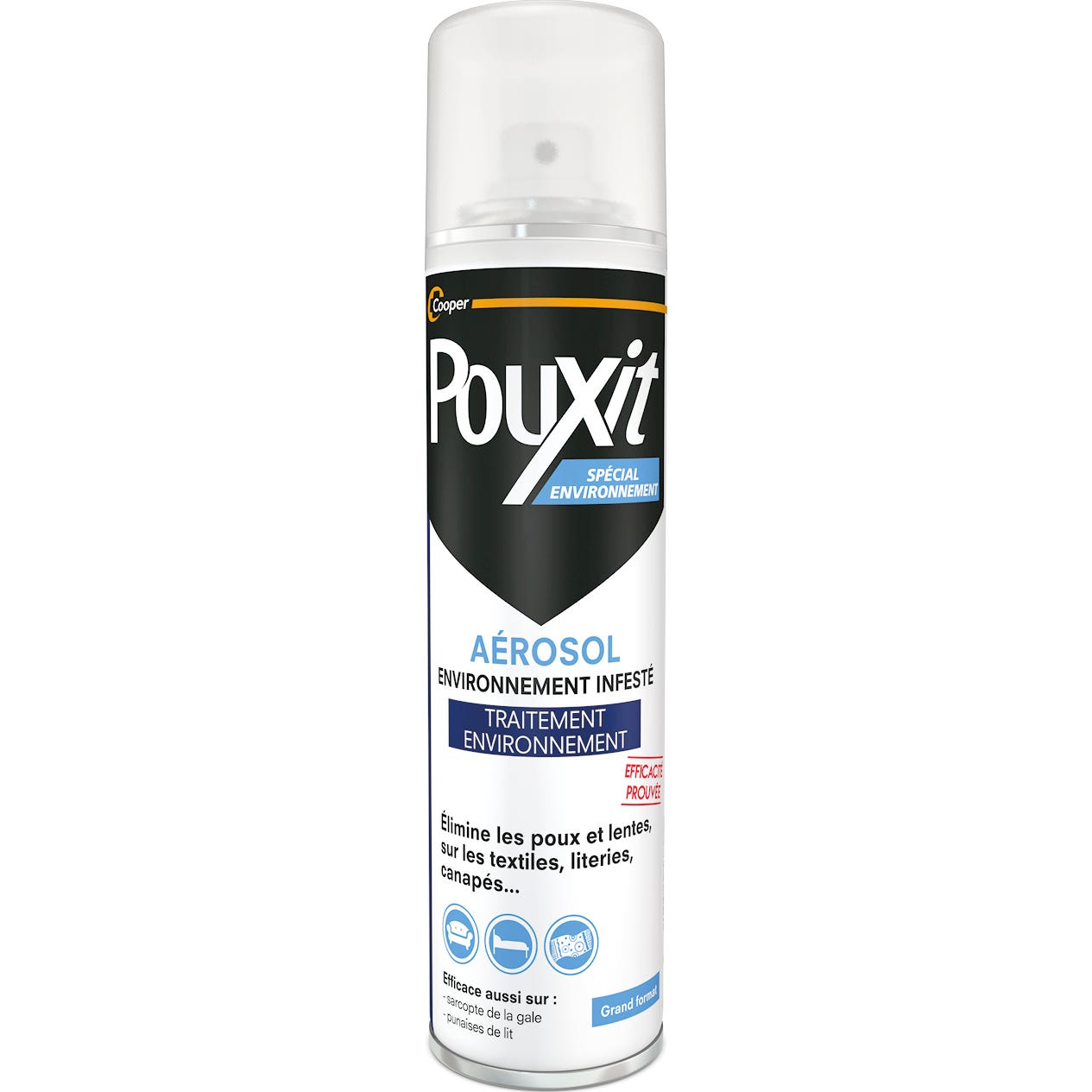 Pouxit Traitement Environnement Infesté 250ml