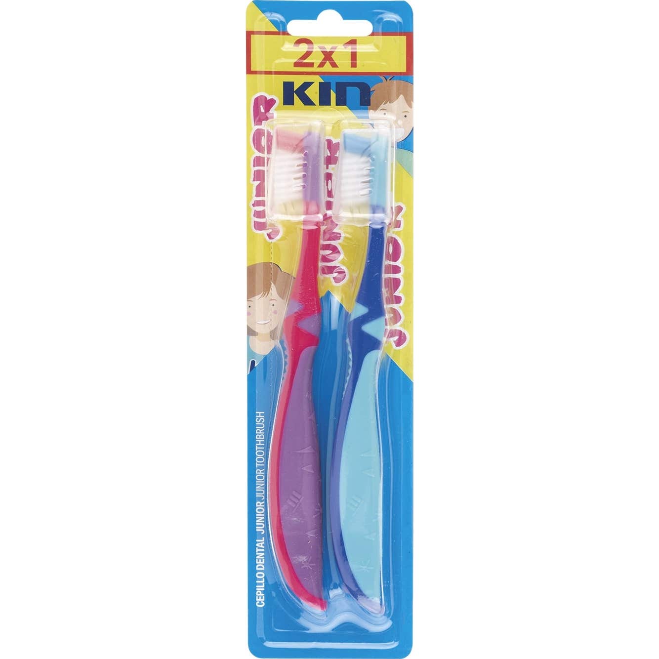 Brosse à dents Kin Junior 2x1pcs