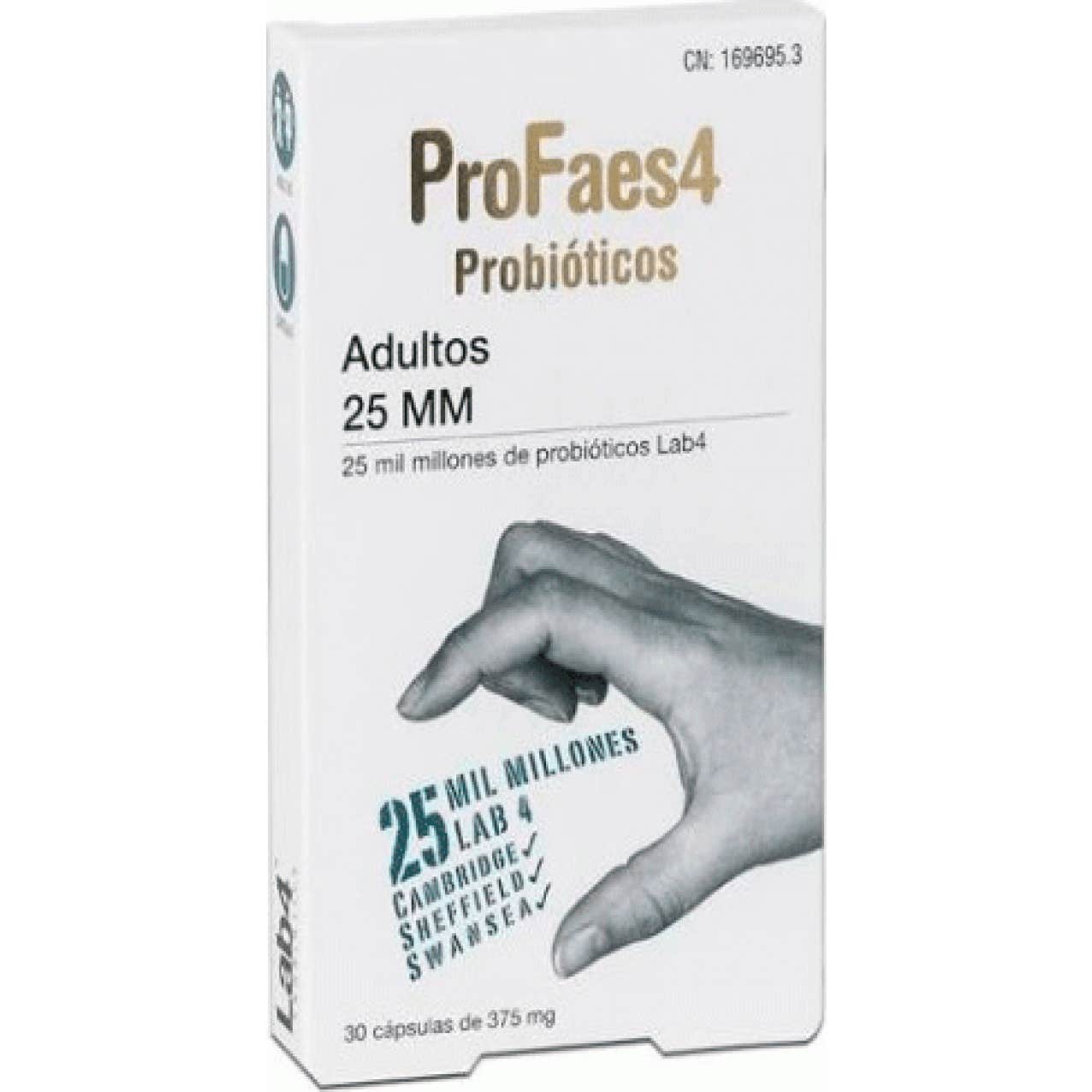 ProFaes4 Probiotiques Adultes 25mm 30 Capsules
