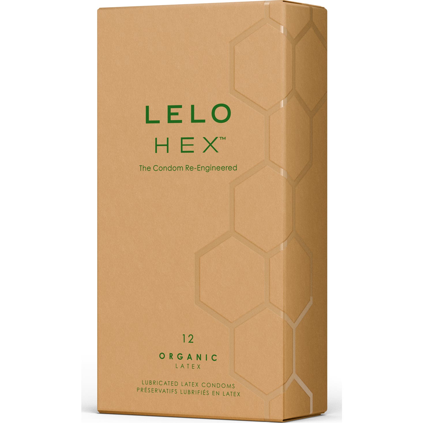 Lelo Hex Organic Latex 12 Préservatifs Lubrifiés En Latex