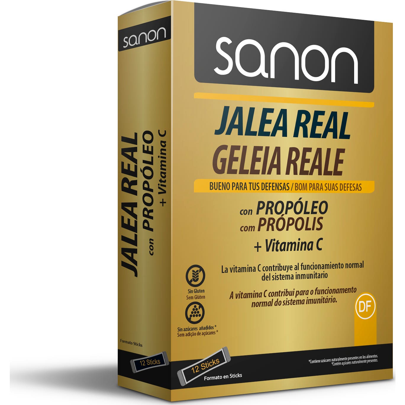 Sanon Gelée Royale Propolis y Vitamine C Zero 12 Sticks