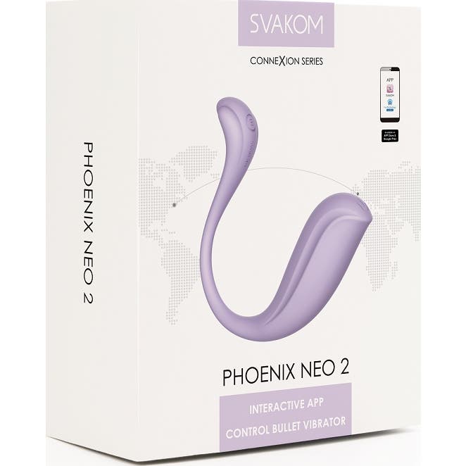 Svakom Phoenix Neo 2 Interactive App Bullet Vibrator Violet