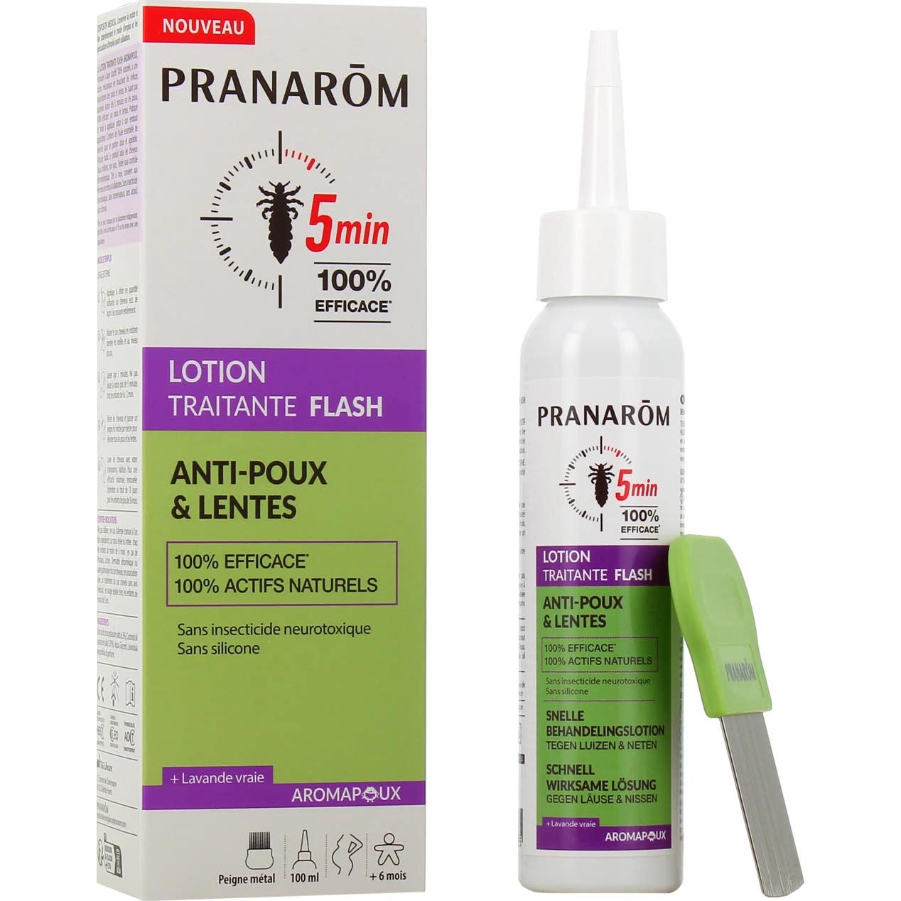 Pranarôm Aromapoux Lotion Traitante Flash 100 ml