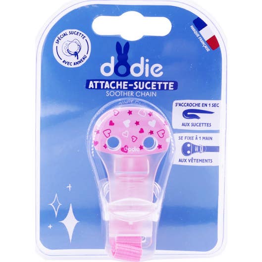 Dodie Attache-Sucette Crochet Couleurs Variées 1 Unité