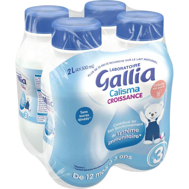 Gallia Calisma Croiss Liq 500ml X4