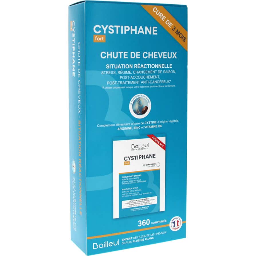 Cysthipane Chute De Cheveux 360 Comprimés
