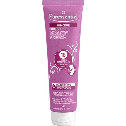 Puressentiel – Minceur - Gommage Corps Express Zones Rebelles aux 18 Huiles Essentielles