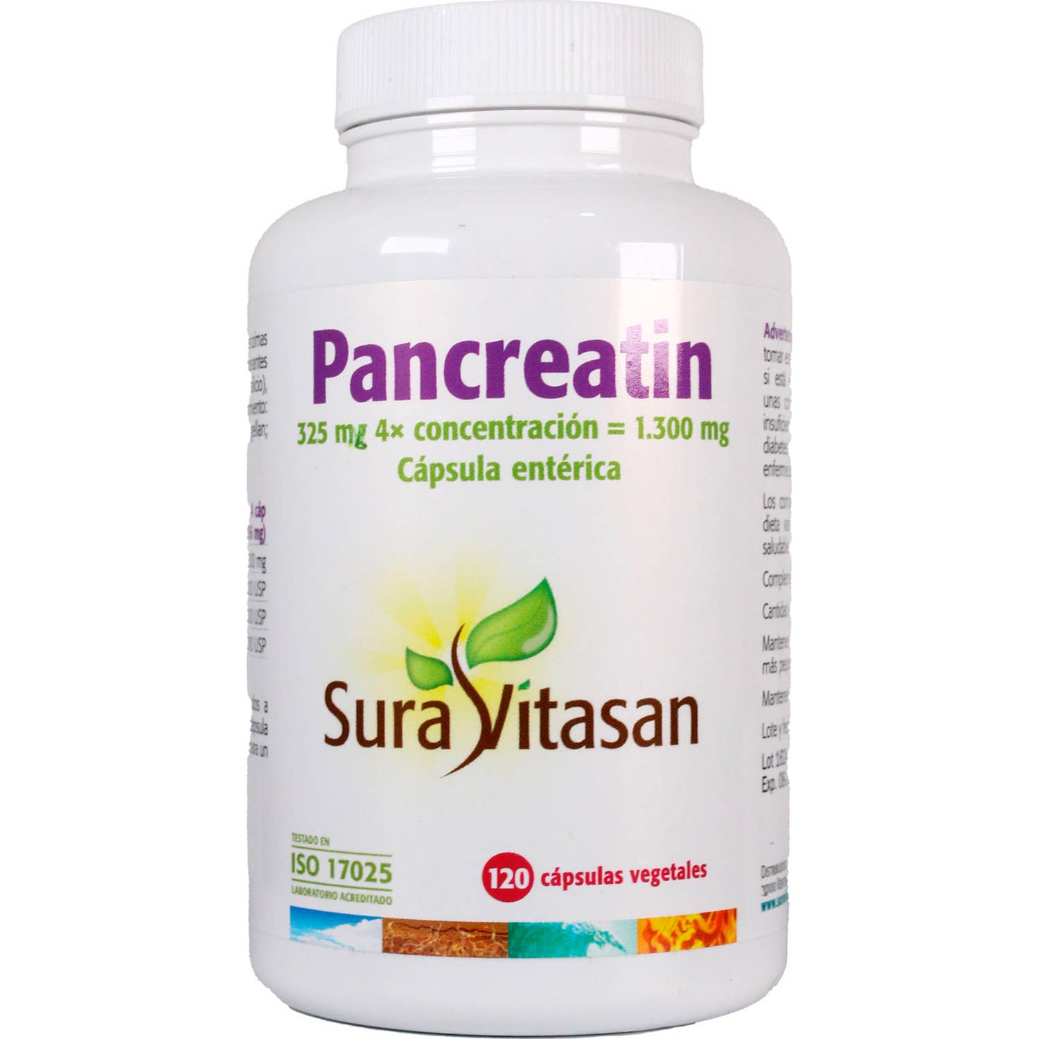 Sura Vitasan Pancreatin 1300 Mg 120 Vcaps-image