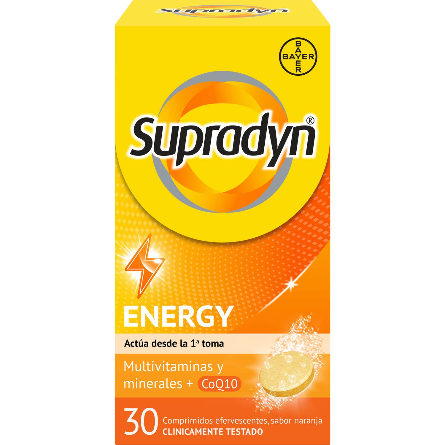 Supradyn Energy 30 comprimés effervescents