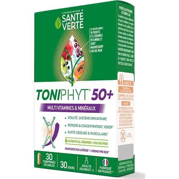 Santé Verte Toniphyt 50+ Multivitamines & Minéraux 30comp