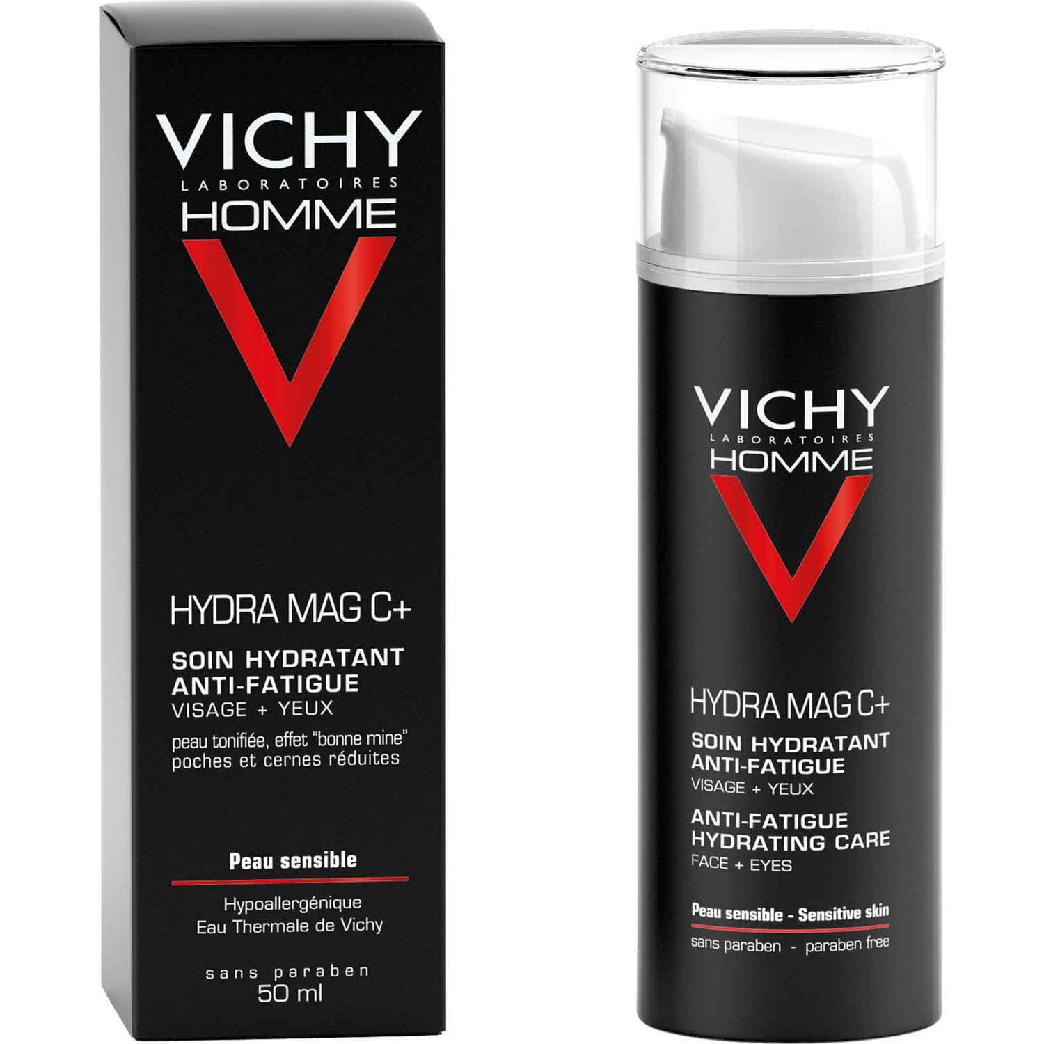 Vichy Homme Hydra Mag C Soin Hydratant Flacon 50 mL