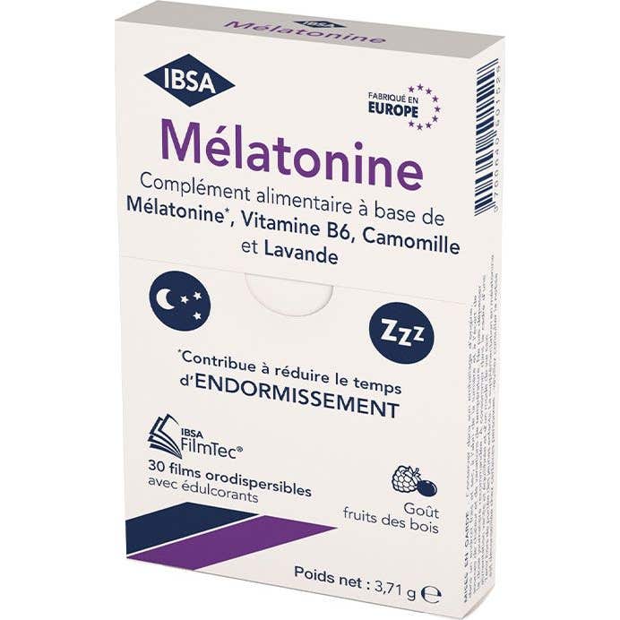 Ibsa Mélatonine Films Orodispersibles 30Uts Taille 30