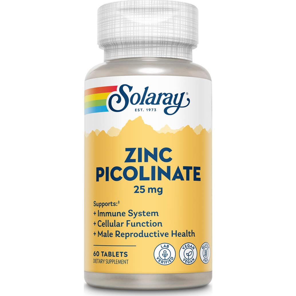 Solaray Zinc Picolinate 60 gélules végétales