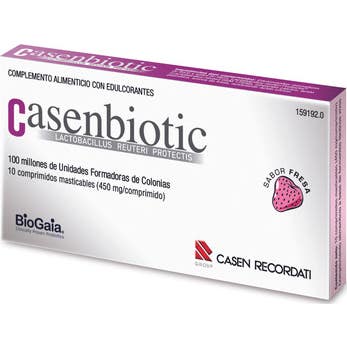 Saveur fraise casenbiotique 10 comprimés