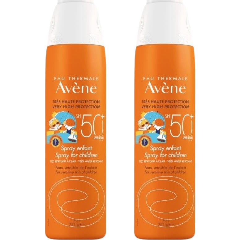 Avène Pack Solaire Spray Enfant SPF50+ 2x200ml