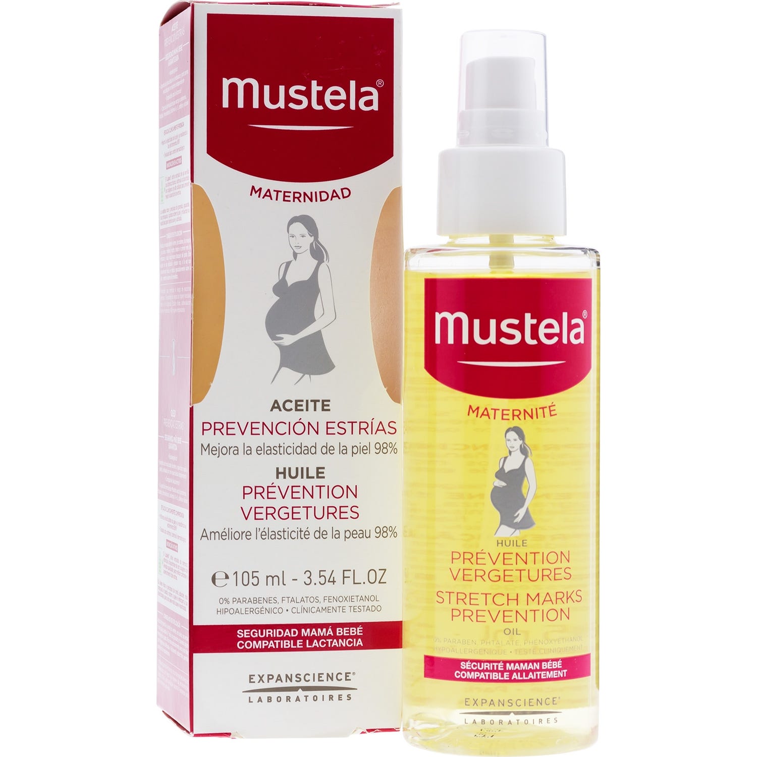 Mustela Maternité Huile Vergetures Bio 105ml