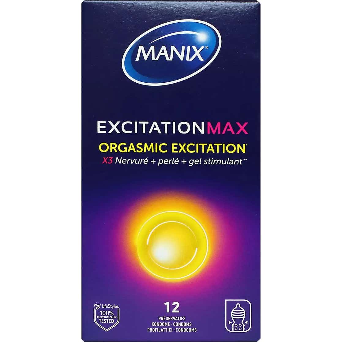 Manix Excitation Max 12uds