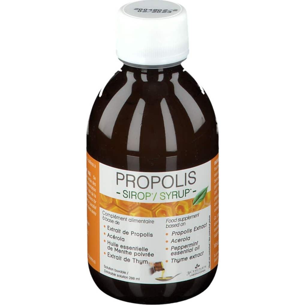 3Chênes Propolis Sirop BienÊtre Et Protection Respiratoire 200ml