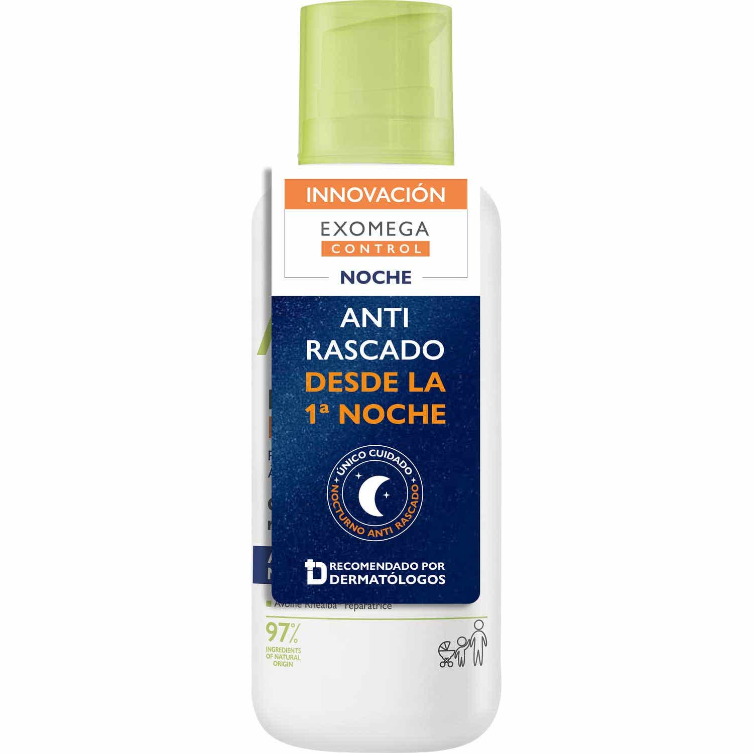 A-Derma Exomega Control Crème Nuit Émolliente Réparatrice 400ml