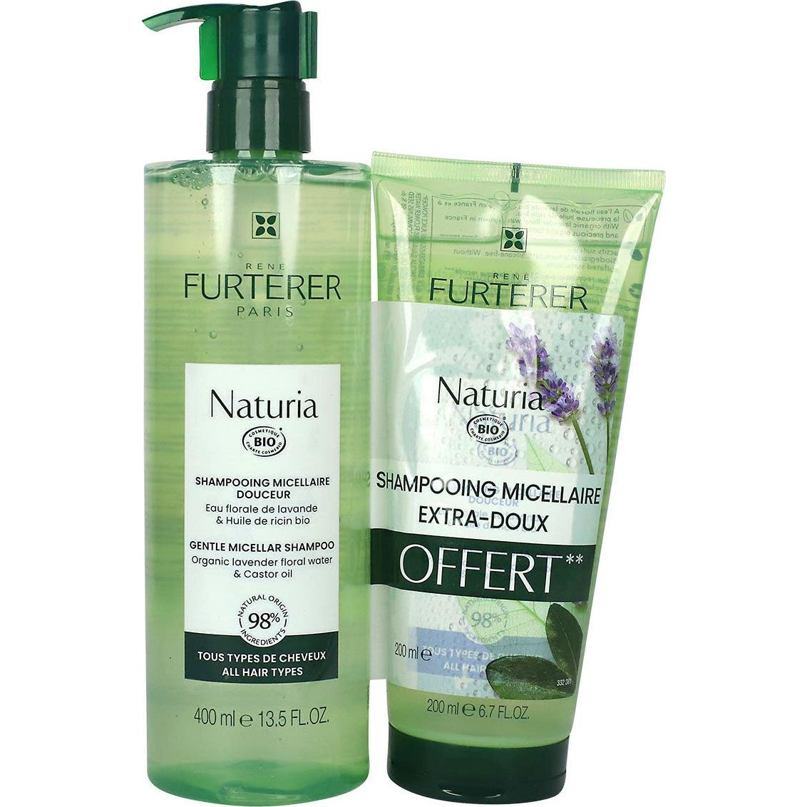 René Furterer Naturia Shampooing Micellaire Douceur 400+200ml