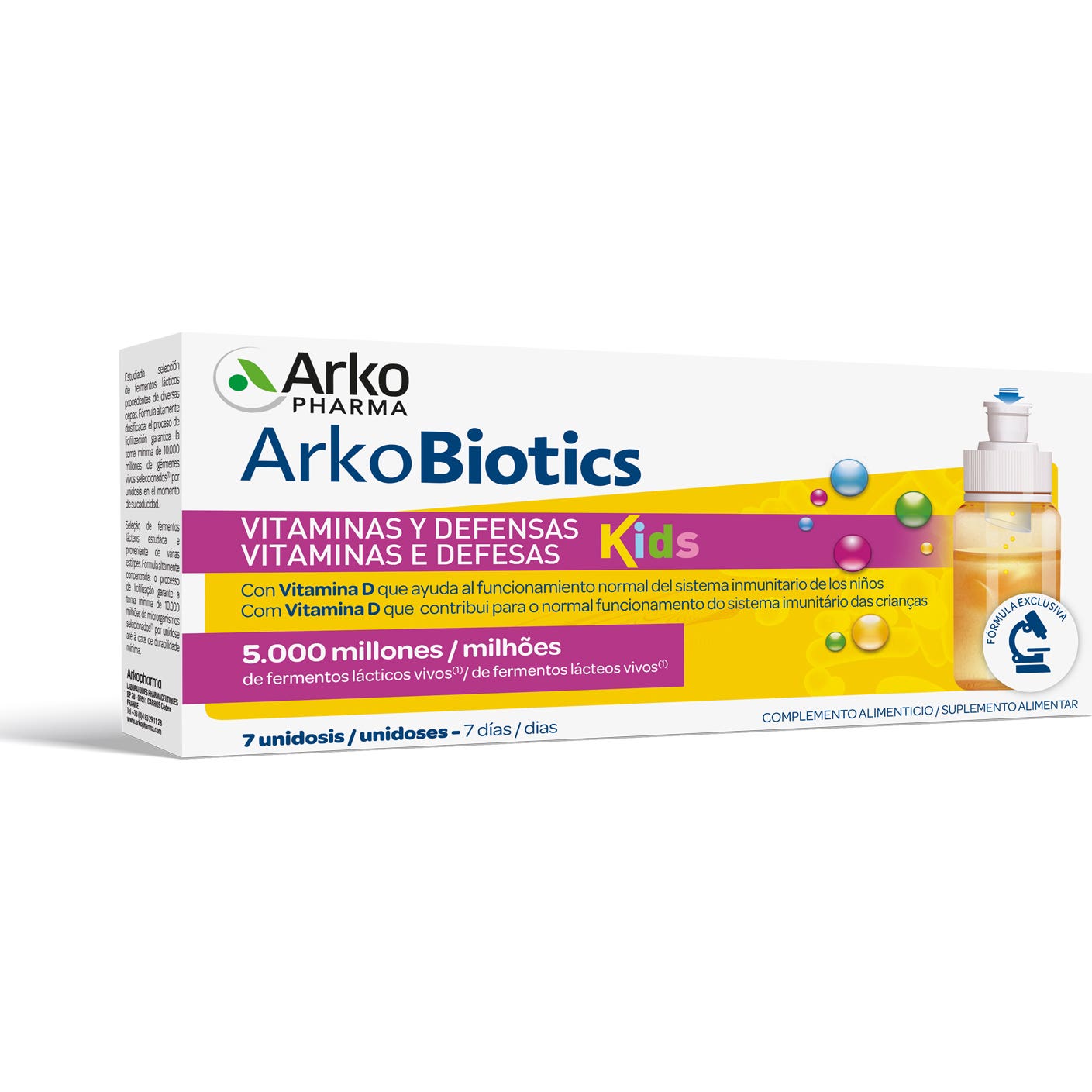 Arkoprobiotiques vitamines et défenses enfants 7uds 7uds