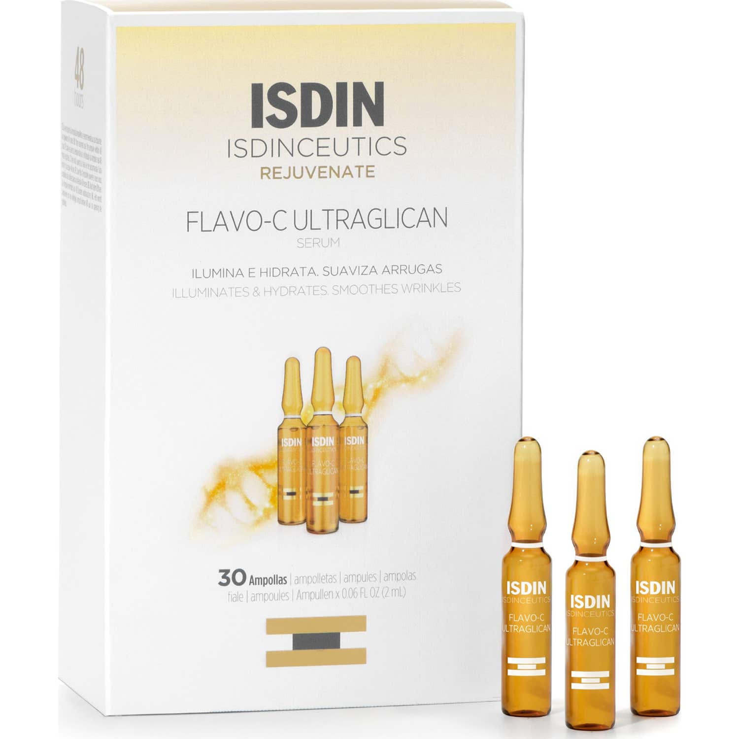ISDIN Isdinceutics Flavo-C Ultraglican 30 Ampoules