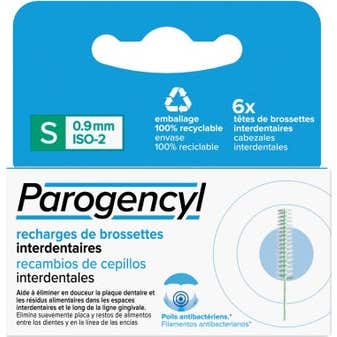 Parogencyl Recharges de Brossettes Interdentaires S 0.9mm 6uts