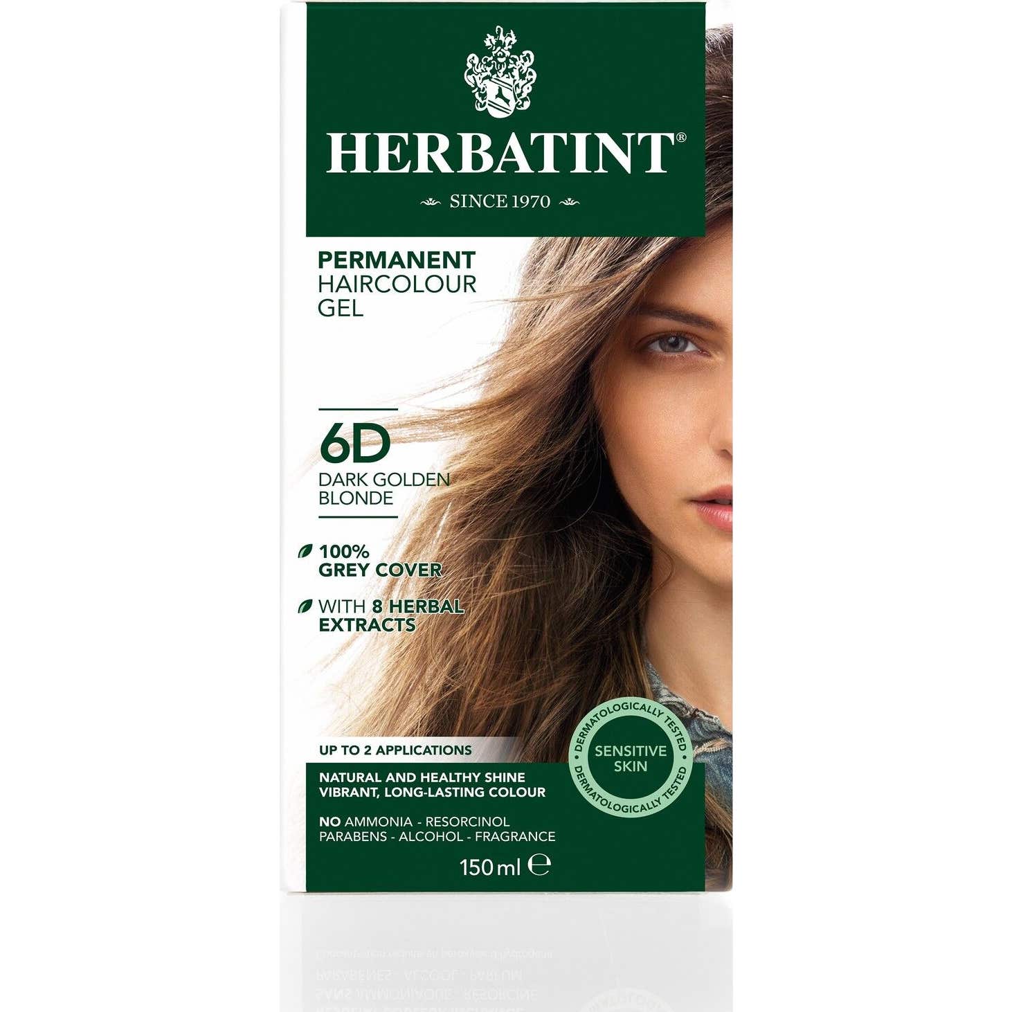 Herbatint Couleur Blond Foncé Doré 6D 120ml