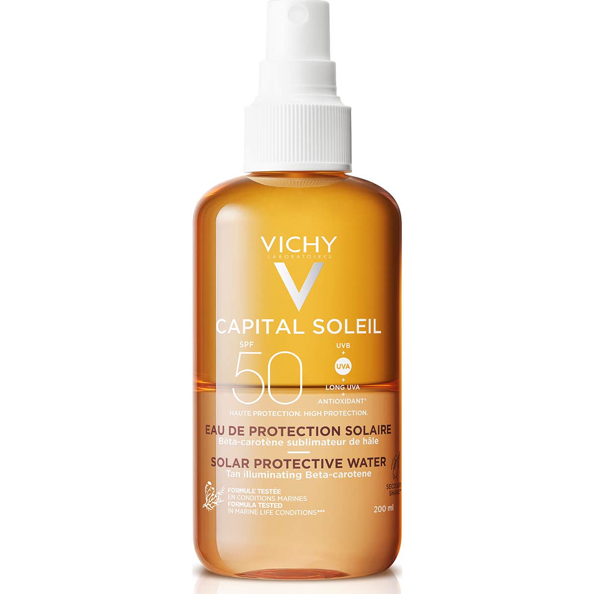 Vichy Capital Soleil Eau De Protection Solaire Hale Sublimé Spf