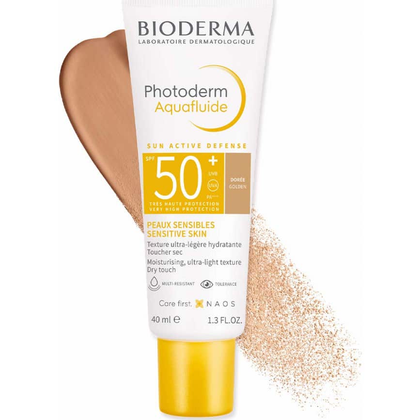 Bioderma Photoderm Aquafluide SPF50+ Teinte Dorée 40ml