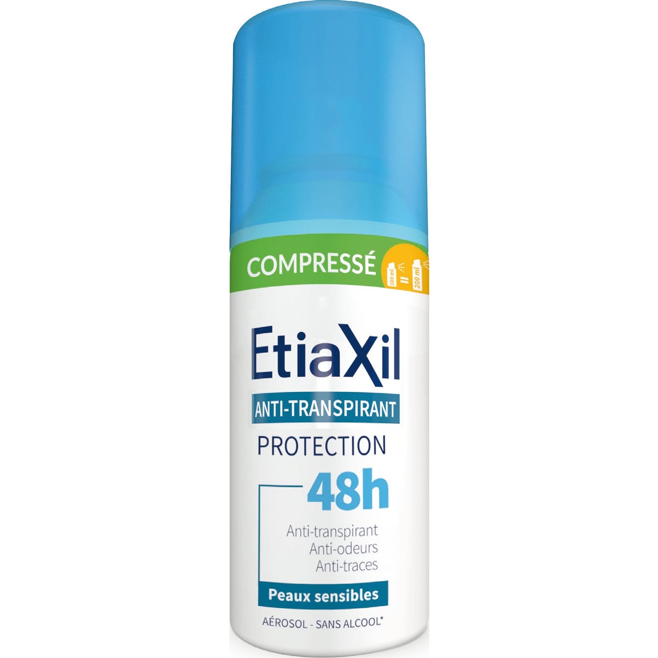 Etiaxil Anti-Transpirant Déodorant Compressé Peaux Sensibles 100ml