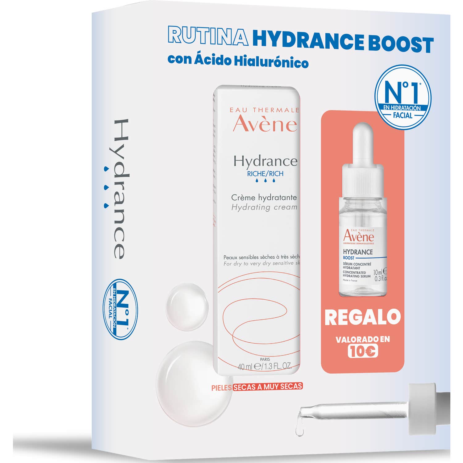 Avene Pack Hydrance Crema Hidratante Rica + Hydrance Boost Sérum