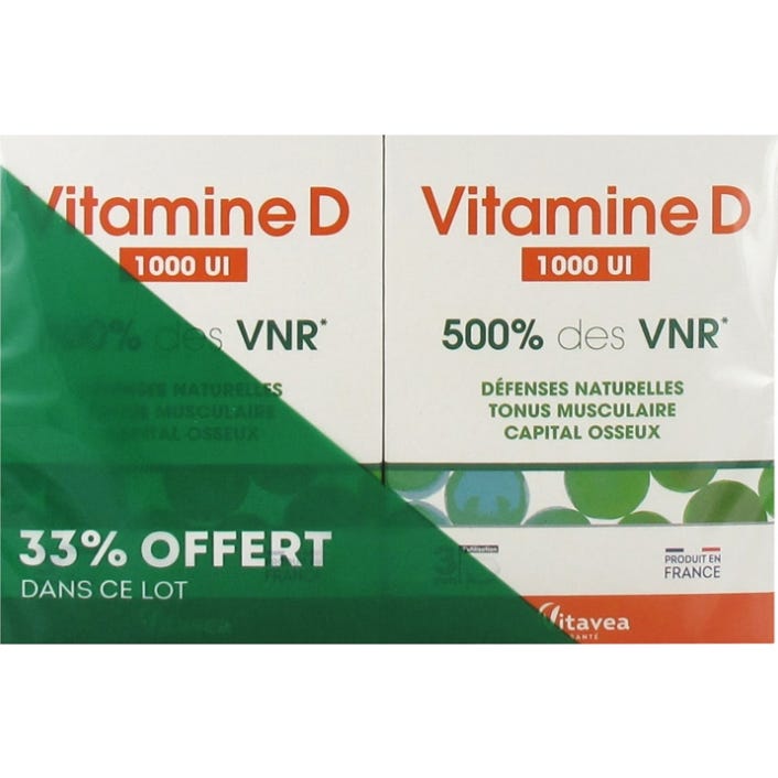 Vitavea Vitamine D 1000Ui 2x90comp