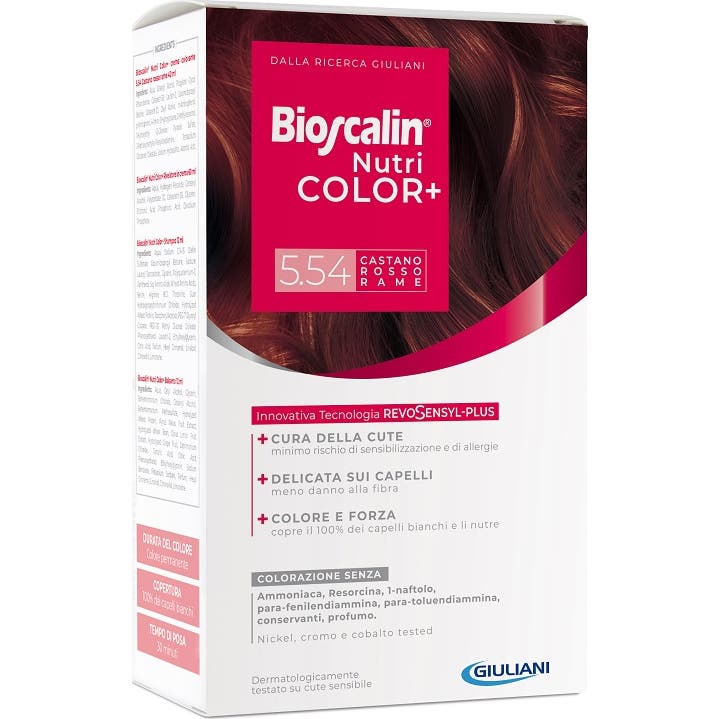 Bioscalin Nutri Color 5.54 Ramos Castaño Rojo 1ud