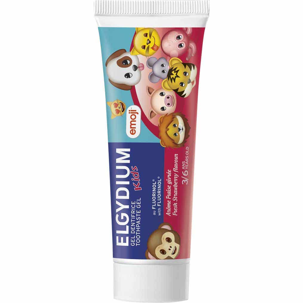 Elgydium Emoji Gel Dentifrice Fraise Givrée 2 à 6 Ans 50ml