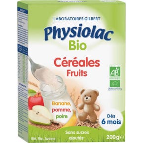 Physiolac Cereale Fruits Bio 200G