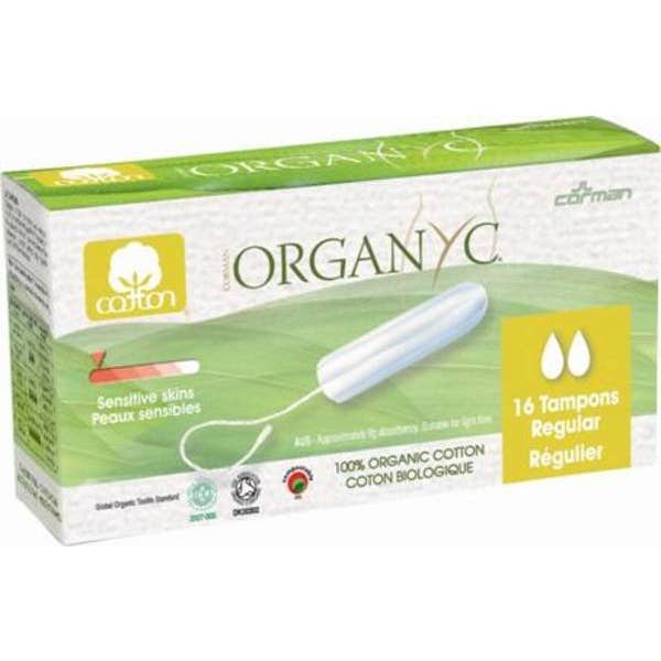 Organyc Tampon Regular sans Applicateur 16uts