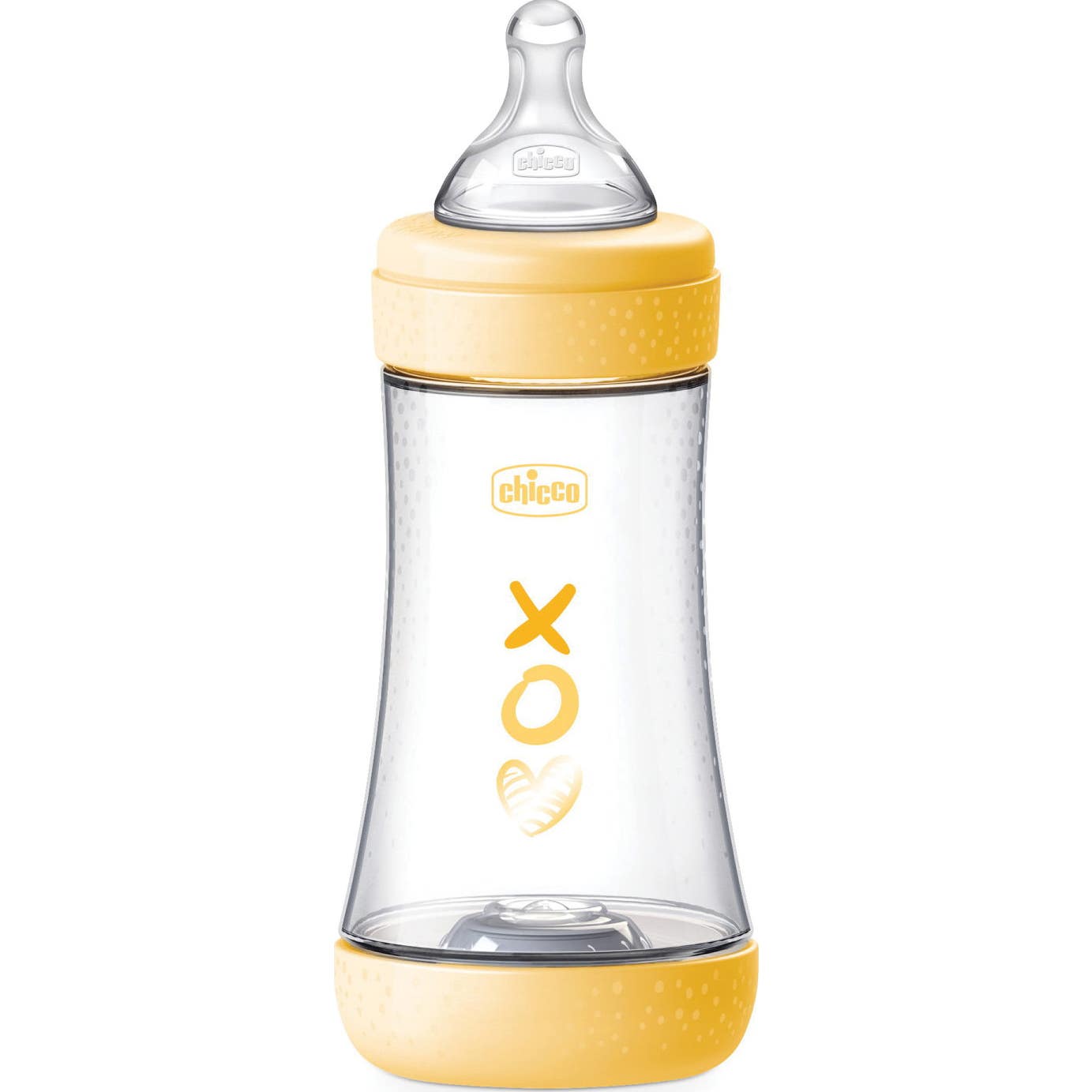 Chicco Perfect 5 Bidon Débit Moyen +2M Jaune 240ml